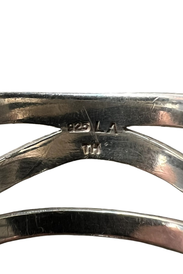 925 SILVER RING / SILVER [SIZE: 18号相当 USED]