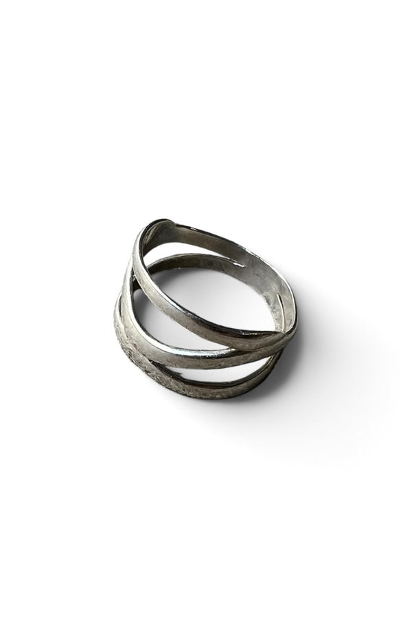 925 SILVER RING / SILVER [SIZE: 18号相当 USED]