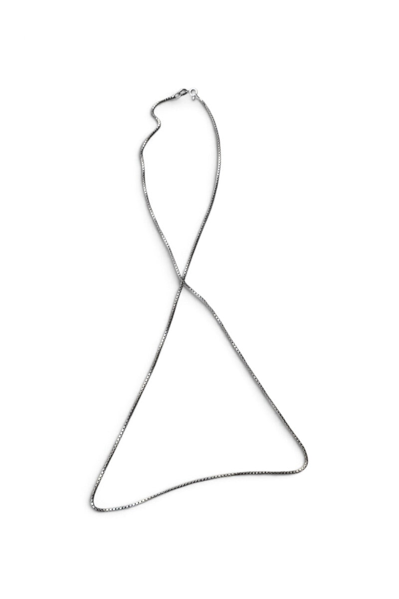 925 SILVER VENETIAN LINK NECKLACE / SILVER [SIZE: ONE SIZE USED]
