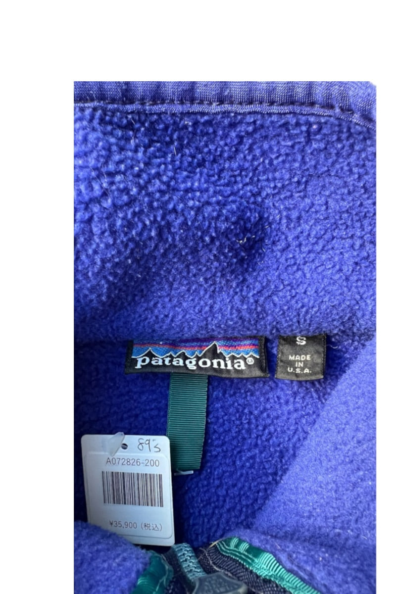 MADE IN USA 89'S RETRO FLEECE JACKET / PURPLE [SIZE: S USED]