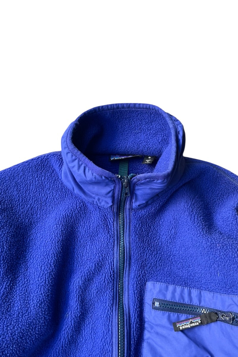 MADE IN USA 89'S RETRO FLEECE JACKET / PURPLE [SIZE: S USED]