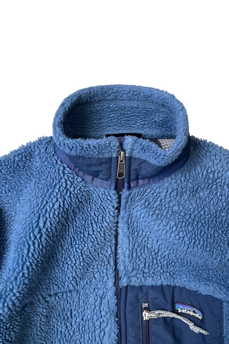 MADE IN USA 99'S RETRO-X FLEECE JACKET / BLUE [SIZE: S USED]