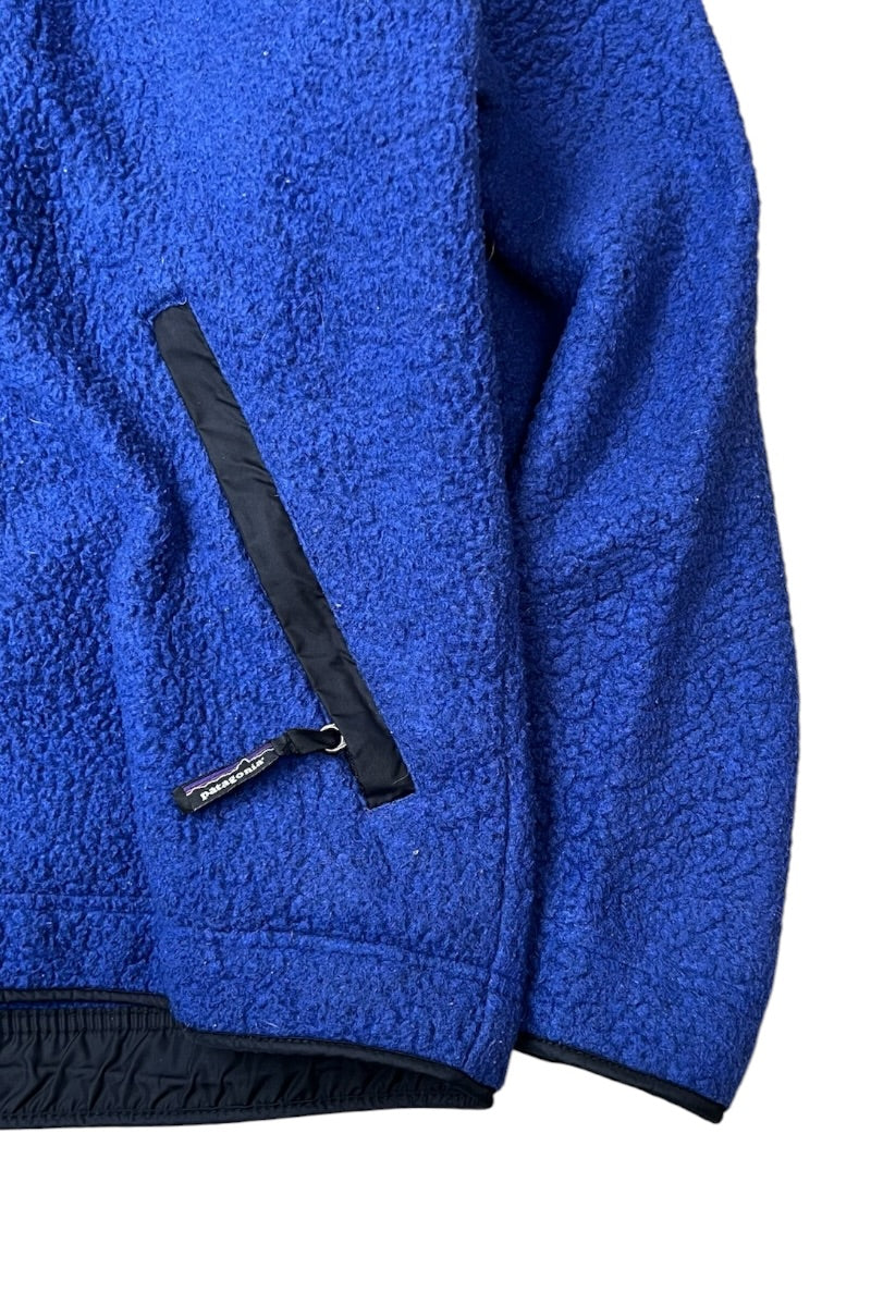 MADE IN USA 96'S ZIP SYNCHILLA FLEECE JACKET / BLUE [SIZE: M USED]