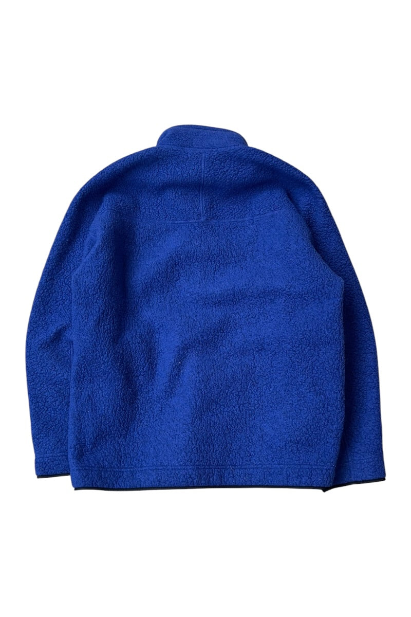 MADE IN USA 96'S ZIP SYNCHILLA FLEECE JACKET / BLUE [SIZE: M USED]