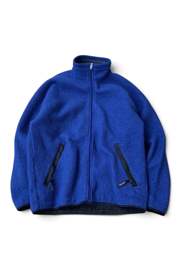 MADE IN USA 96'S ZIP SYNCHILLA FLEECE JACKET / BLUE [SIZE: M USED]