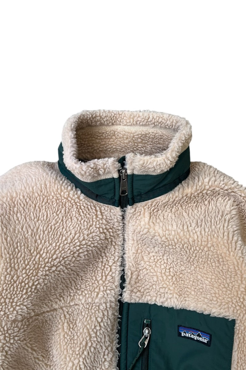 MADE IN USA 99'S CLASSIC RETRO X FLEECE JACKET / BEIGE [SIZE: S USED]