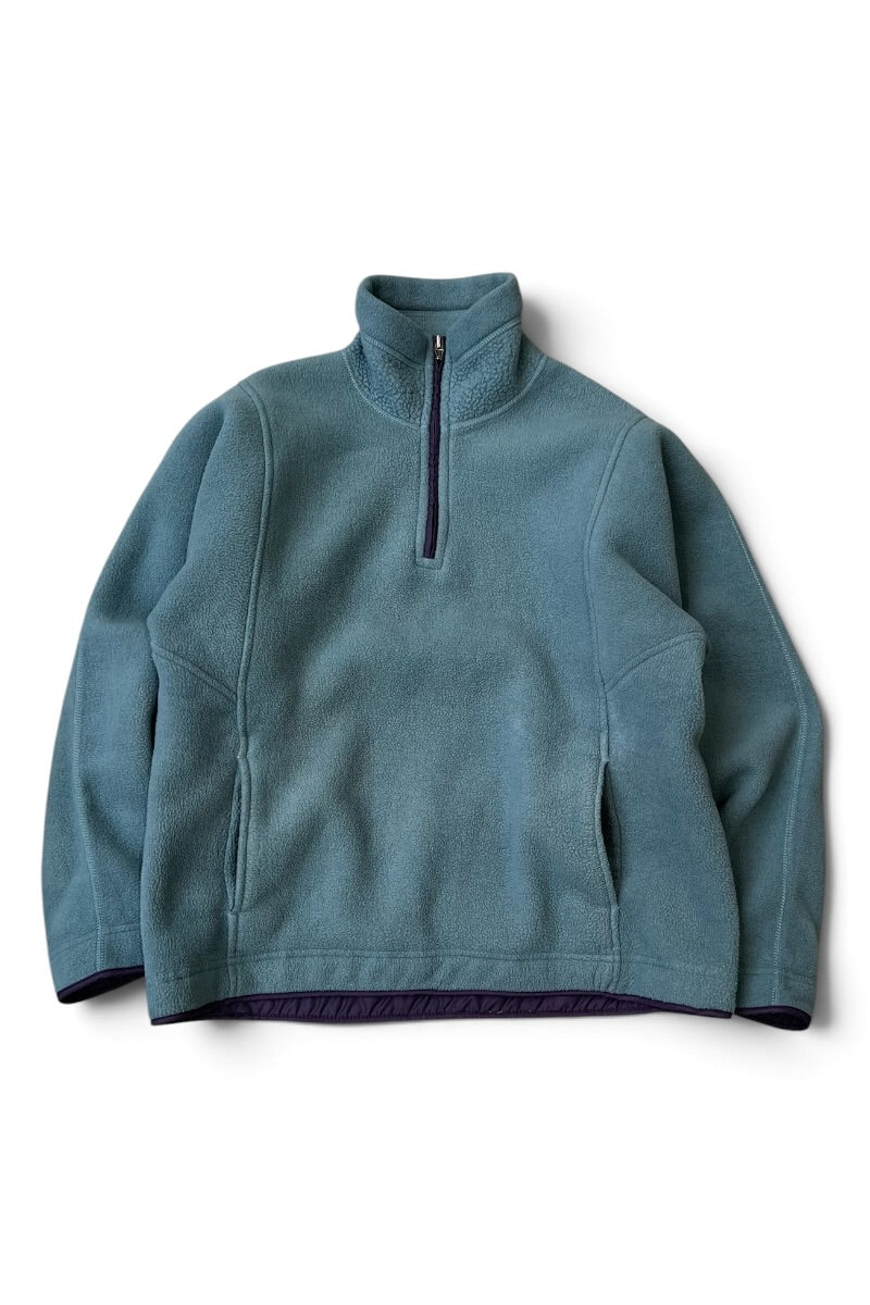 MADE IN USA 96'S HALF-ZIP FLEECE JACKET / GREEN	[SIZE: M USED]