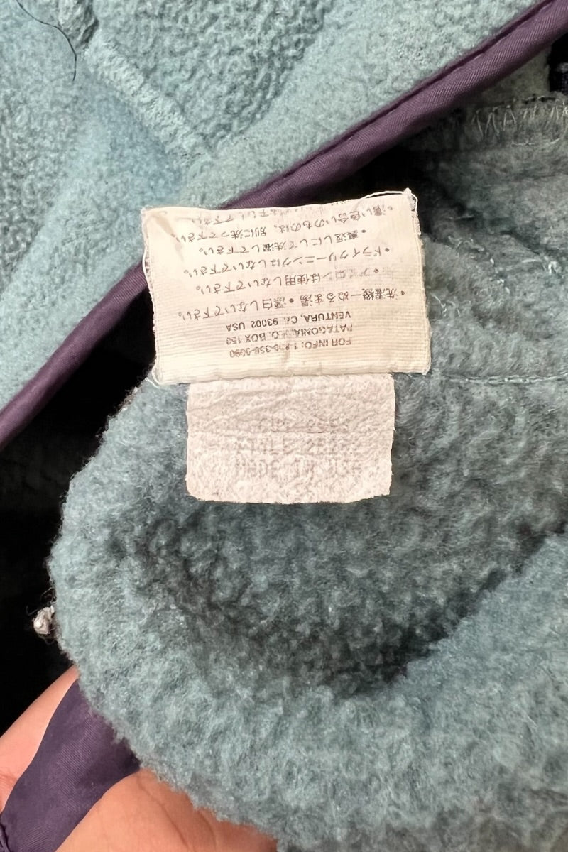 MADE IN USA 96'S HALF-ZIP FLEECE JACKET / GREEN	[SIZE: M USED]