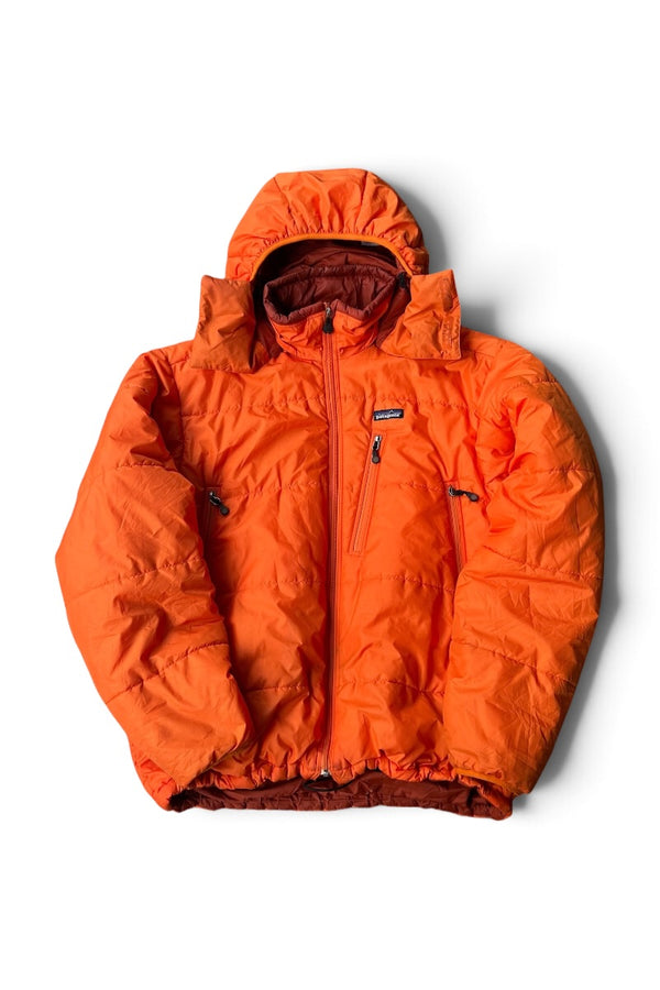 Y2K EARLY 00'S 83990FA NYLON PUFF JACKET / ORANGE [SIZE: XL USED]