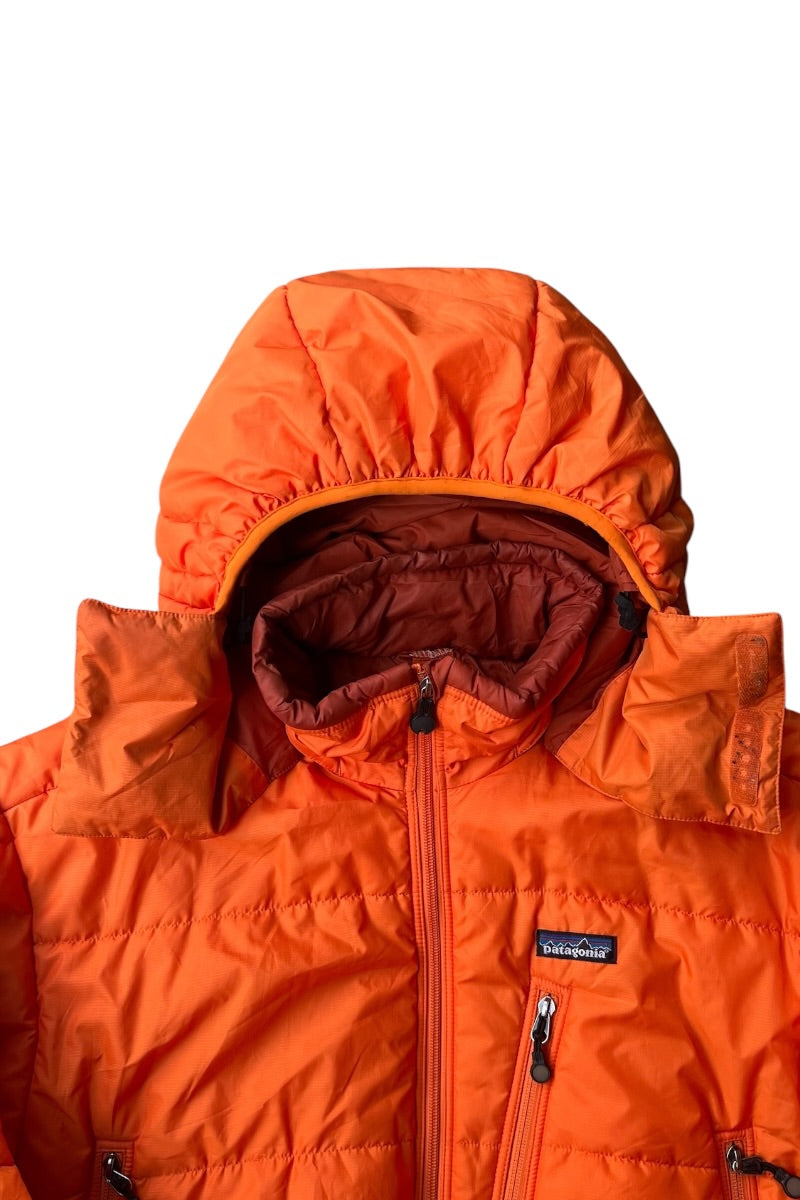 Y2K EARLY 00'S 83990FA NYLON PUFF JACKET / ORANGE [SIZE: XL USED]