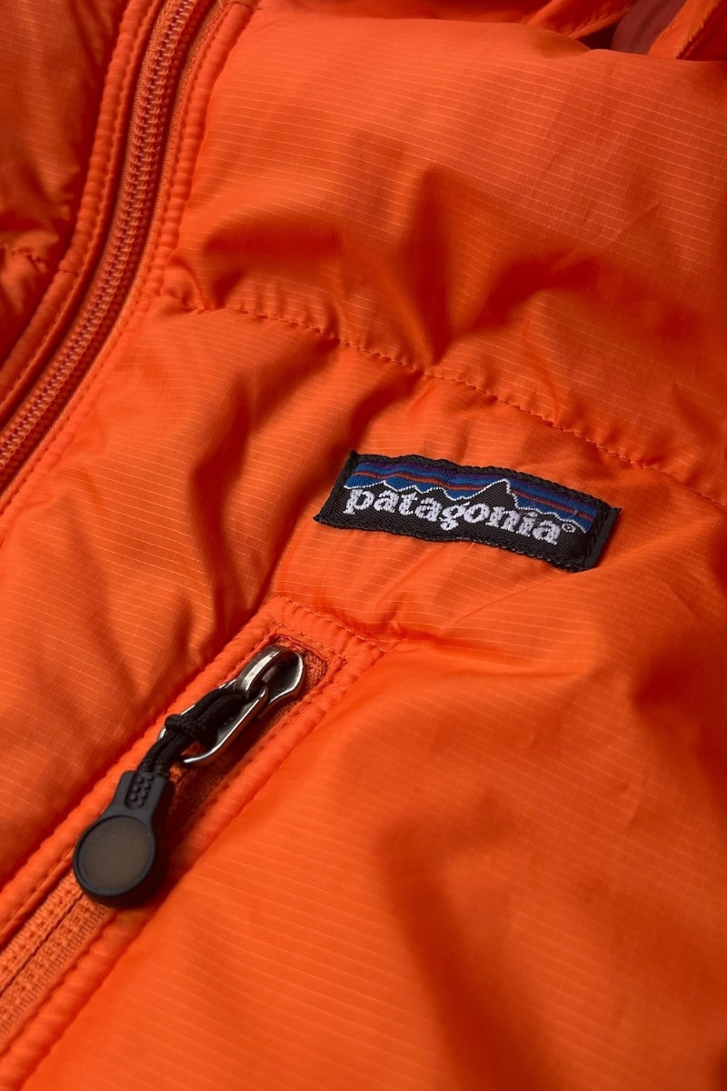 Y2K EARLY 00'S 83990FA NYLON PUFF JACKET / ORANGE [SIZE: XL USED]
