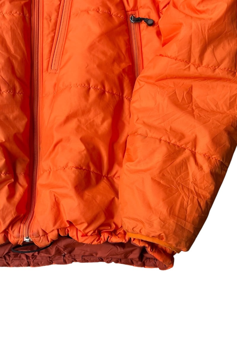 Y2K EARLY 00'S 83990FA NYLON PUFF JACKET / ORANGE [SIZE: XL USED]