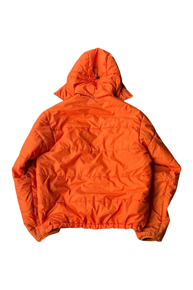 Y2K EARLY 00'S 83990FA NYLON PUFF JACKET / ORANGE [SIZE: XL USED]