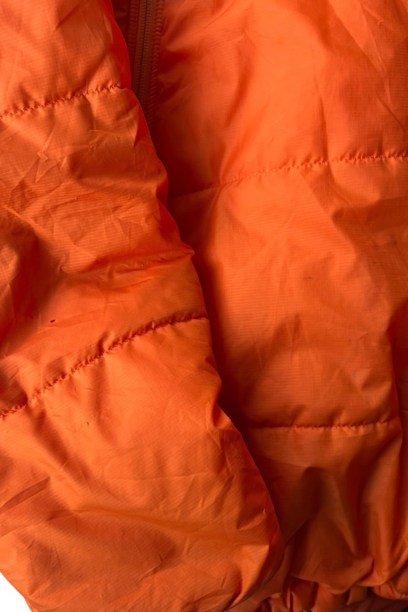 Y2K EARLY 00'S 83990FA NYLON PUFF JACKET / ORANGE [SIZE: XL USED]