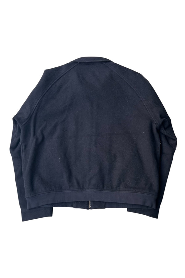 90'S WOOL HARRINGTON JACKET / NAVY [SIZE: L USED]