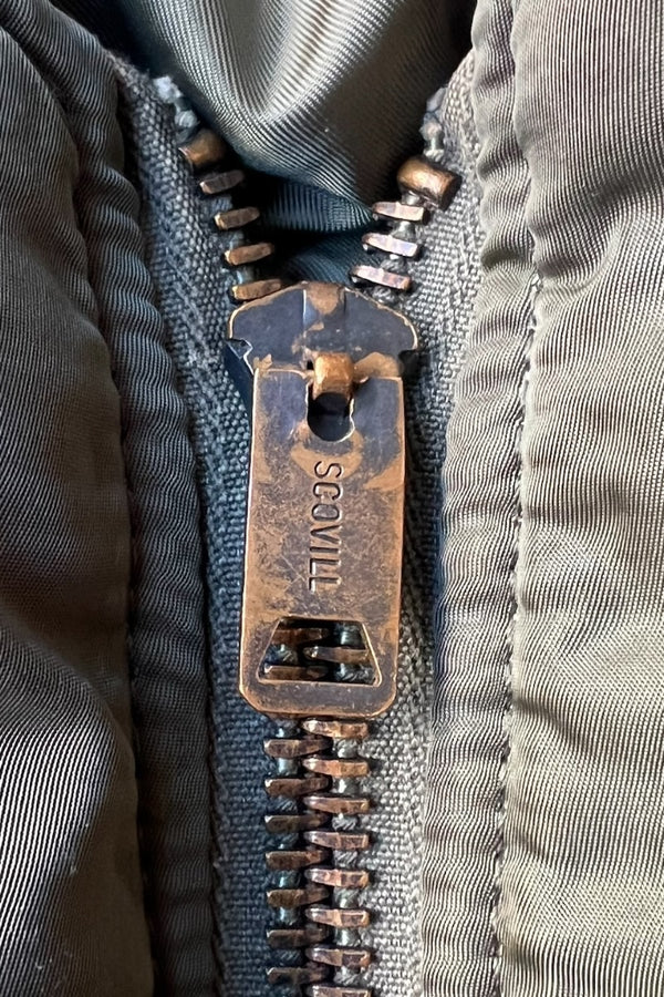 MADE IN USA 88'S AIR FORCE MA-1 JACKET ALPHA INDUSTRIES, INC グランドクルー後期仕様 / KHAKI [SIZE: S USED]