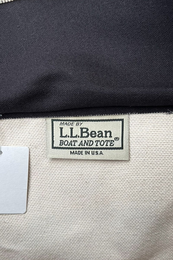 MADE IN USA 90'S BOAT AND TOTE BAG WILMINGTON TRUST W/ZIP / BLACK [SIZE: M USED]