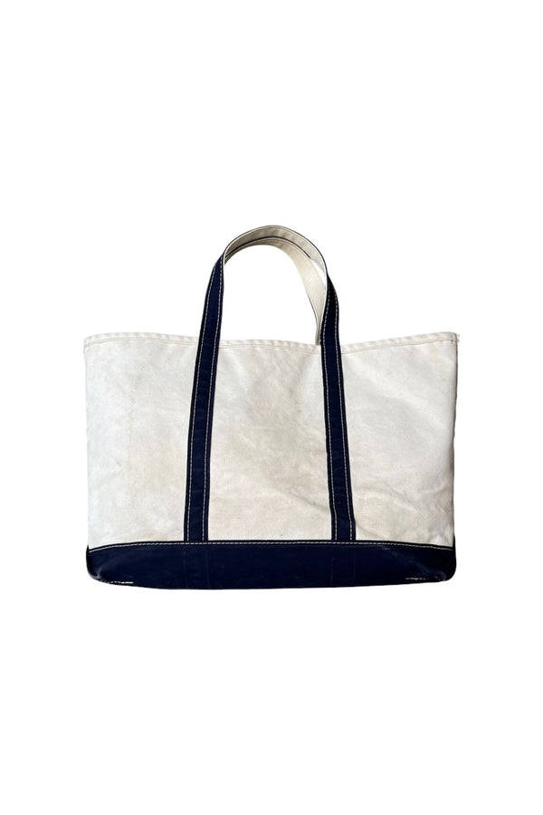MADE IN USA 90'S BOAT AND TOTE BAG KPG LARGE / NAVY [SIZE: L USED]
