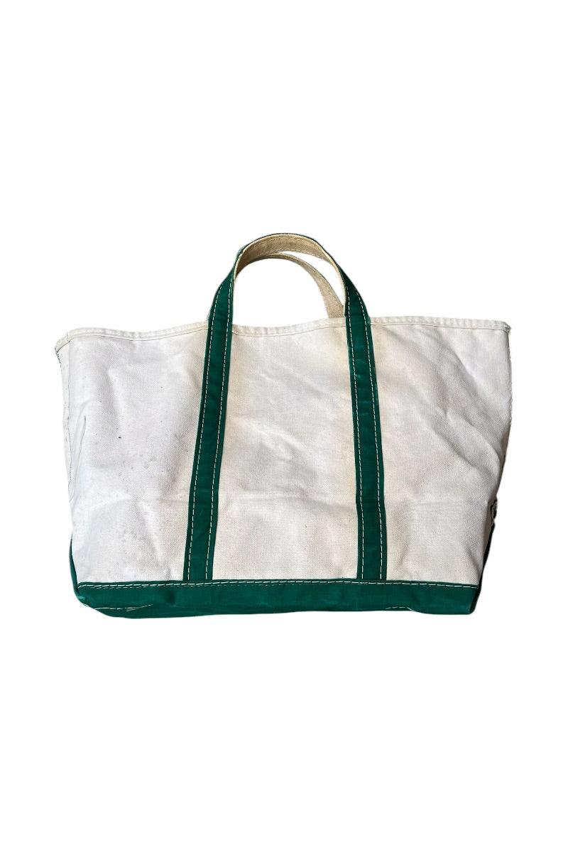 MADE IN USA 80'S BOAT AND TOTE BAG / GREEN [SIZE: ONE SIZE USED]