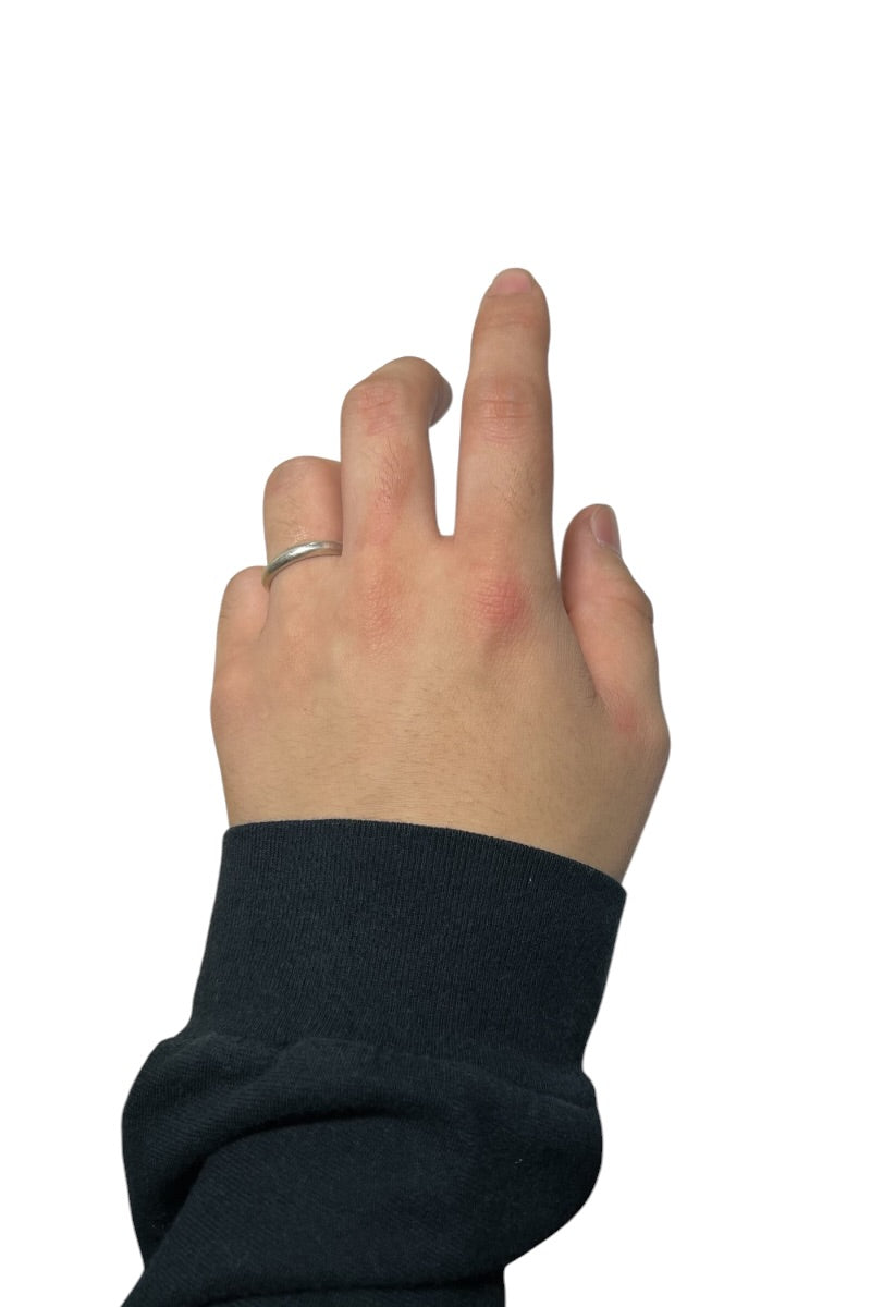 925 SILVER RING / SILVER [SIZE: 15号相当 USED]