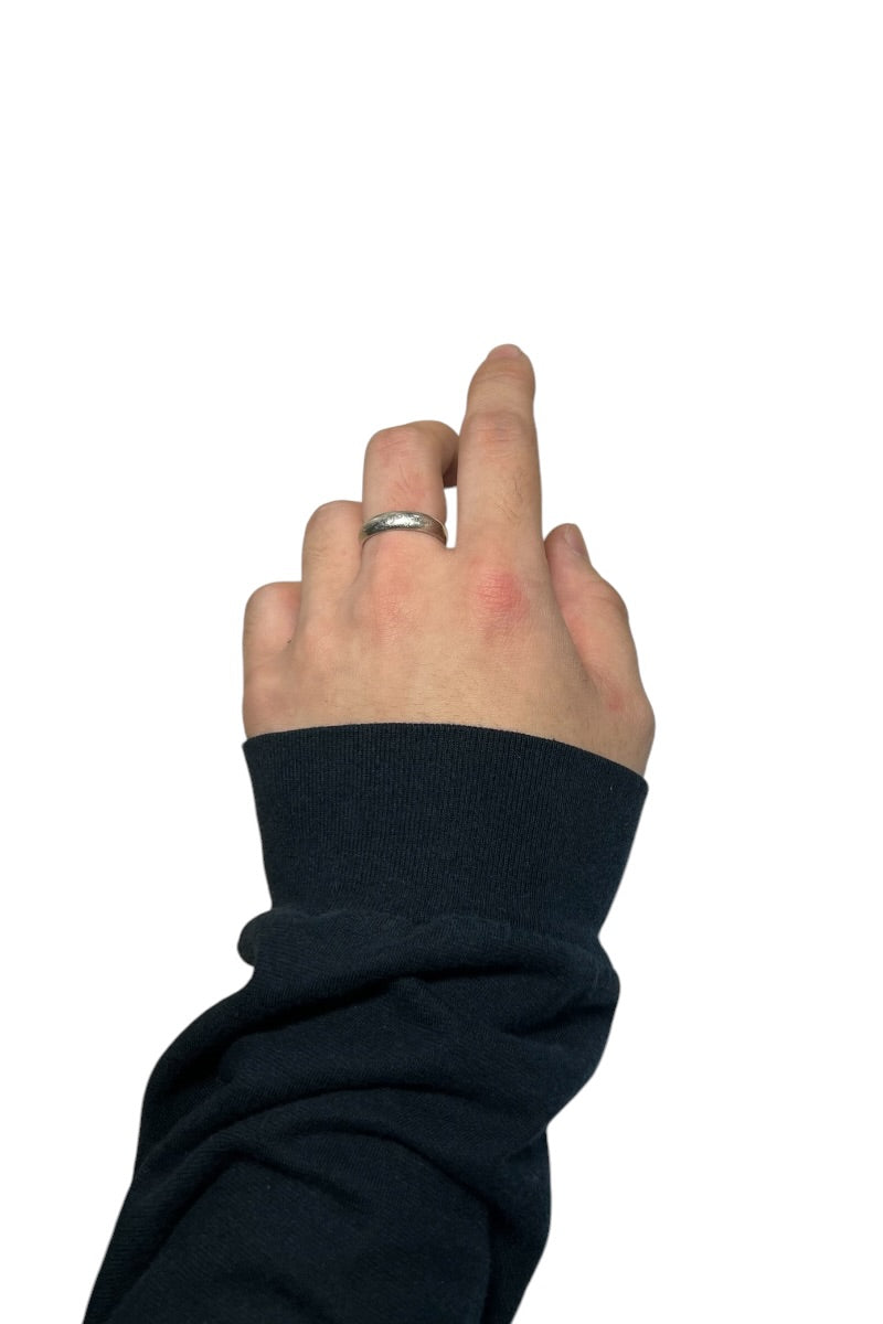 925 SILVER RING / SILVER [SIZE: 18号相当 USED]