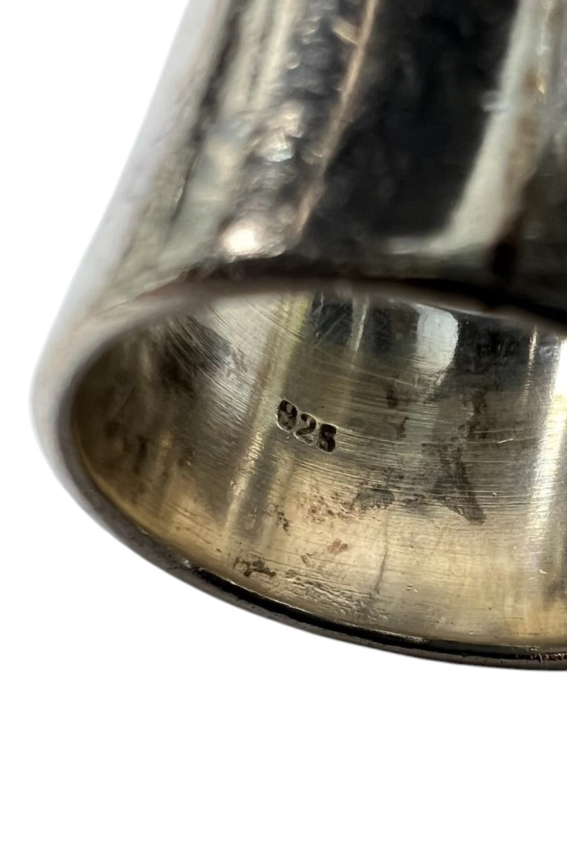 925 SILVER RING / SILVER [SIZE: 14号相当 USED]