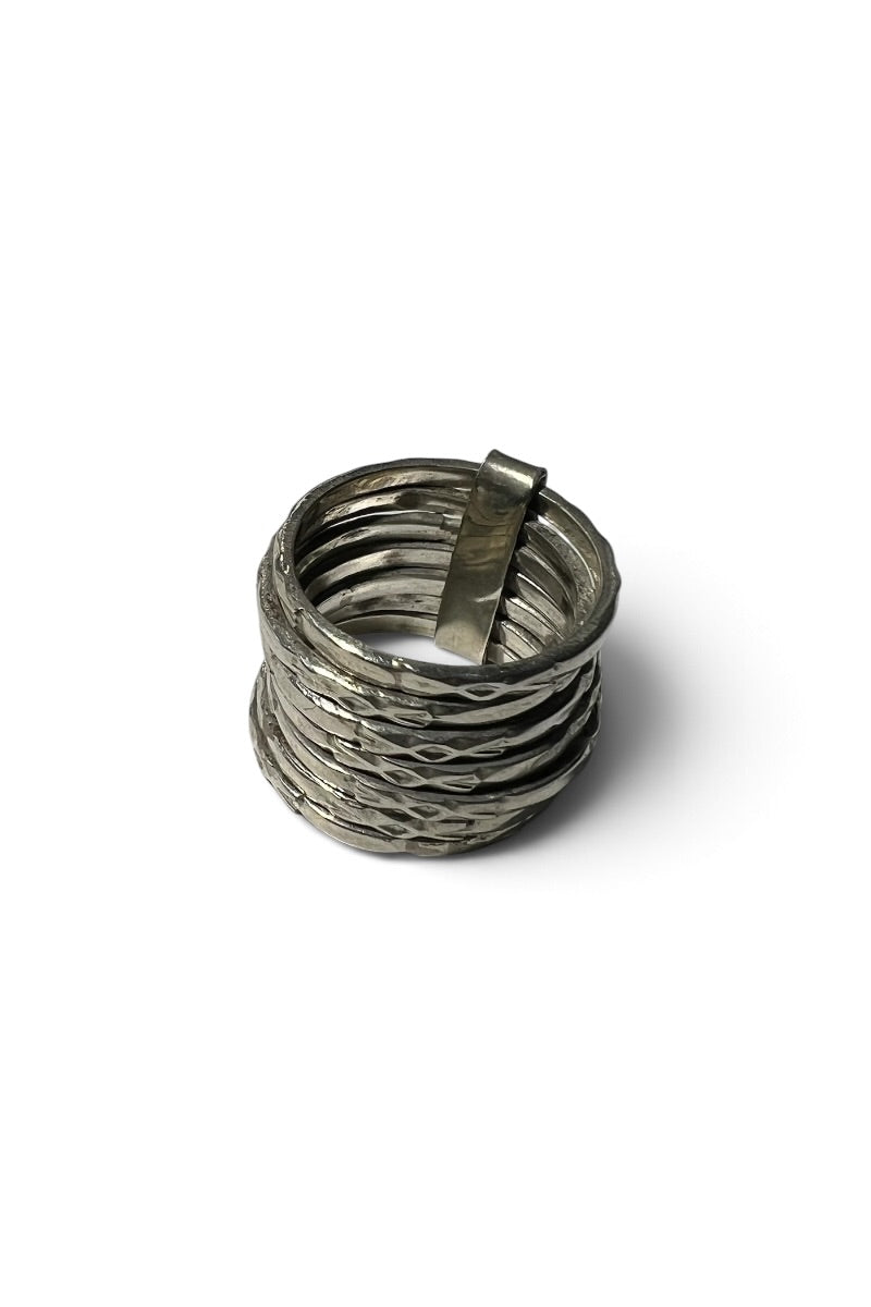 MADE IN MEXICO 925 SILVER RING / SILVER [SIZE: 10号相当 USED]