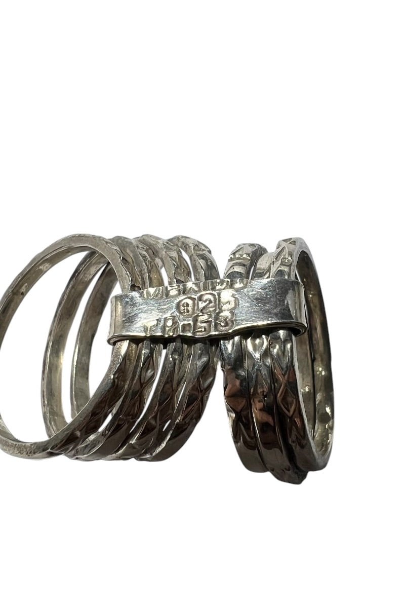 MADE IN MEXICO 925 SILVER RING / SILVER [SIZE: 10号相当 USED]