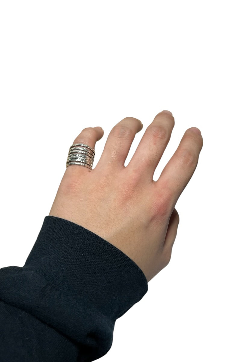 MADE IN MEXICO 925 SILVER RING / SILVER [SIZE: 10号相当 USED]