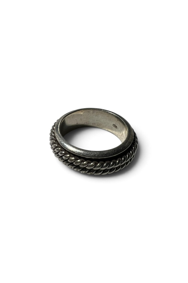925 SILVER RING / SILVER [SIZE: 21号相当 USED]