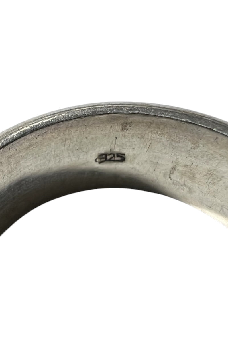 925 SILVER RING / SILVER [SIZE: 21号相当 USED]