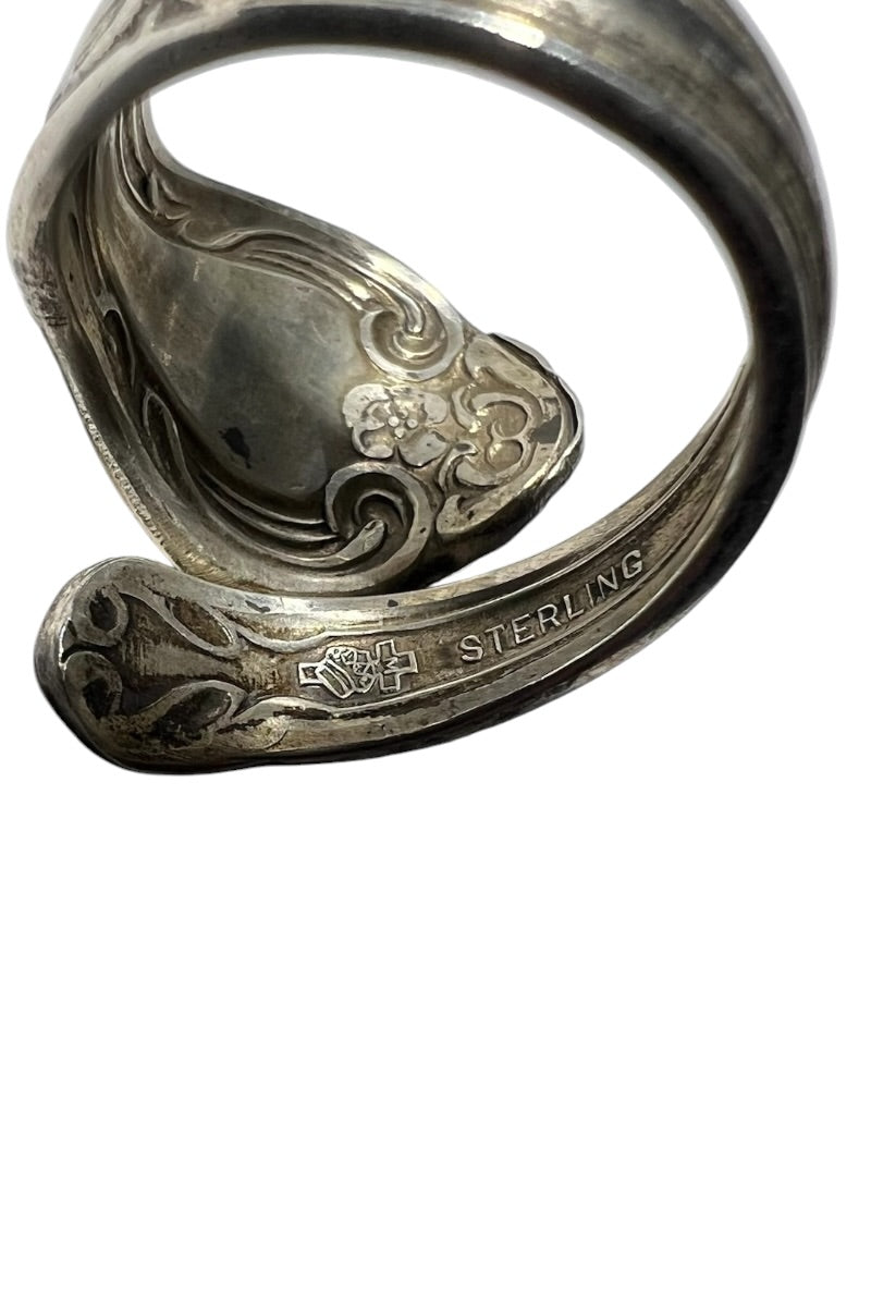 STERLING SILVER SPOON RING / SILVER [SIZE: 13号相当 USED]