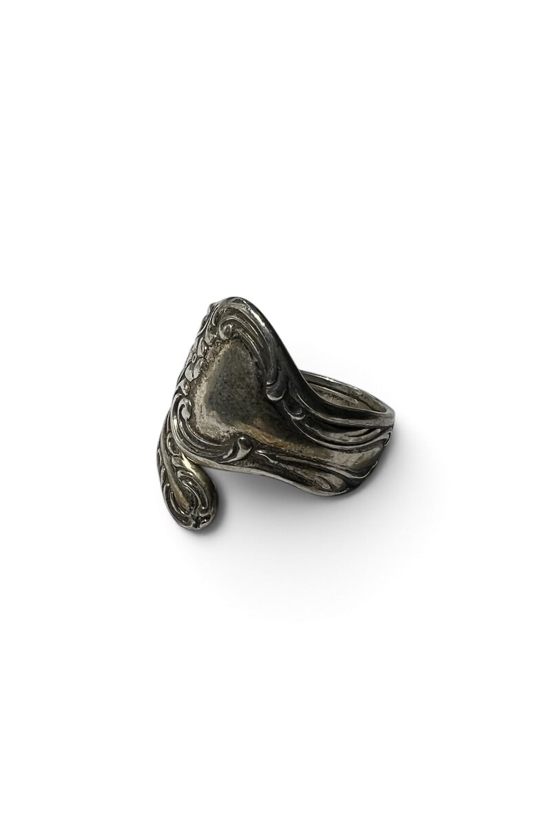 STERLING SILVER SPOON RING / SILVER [SIZE: 13号相当 USED]
