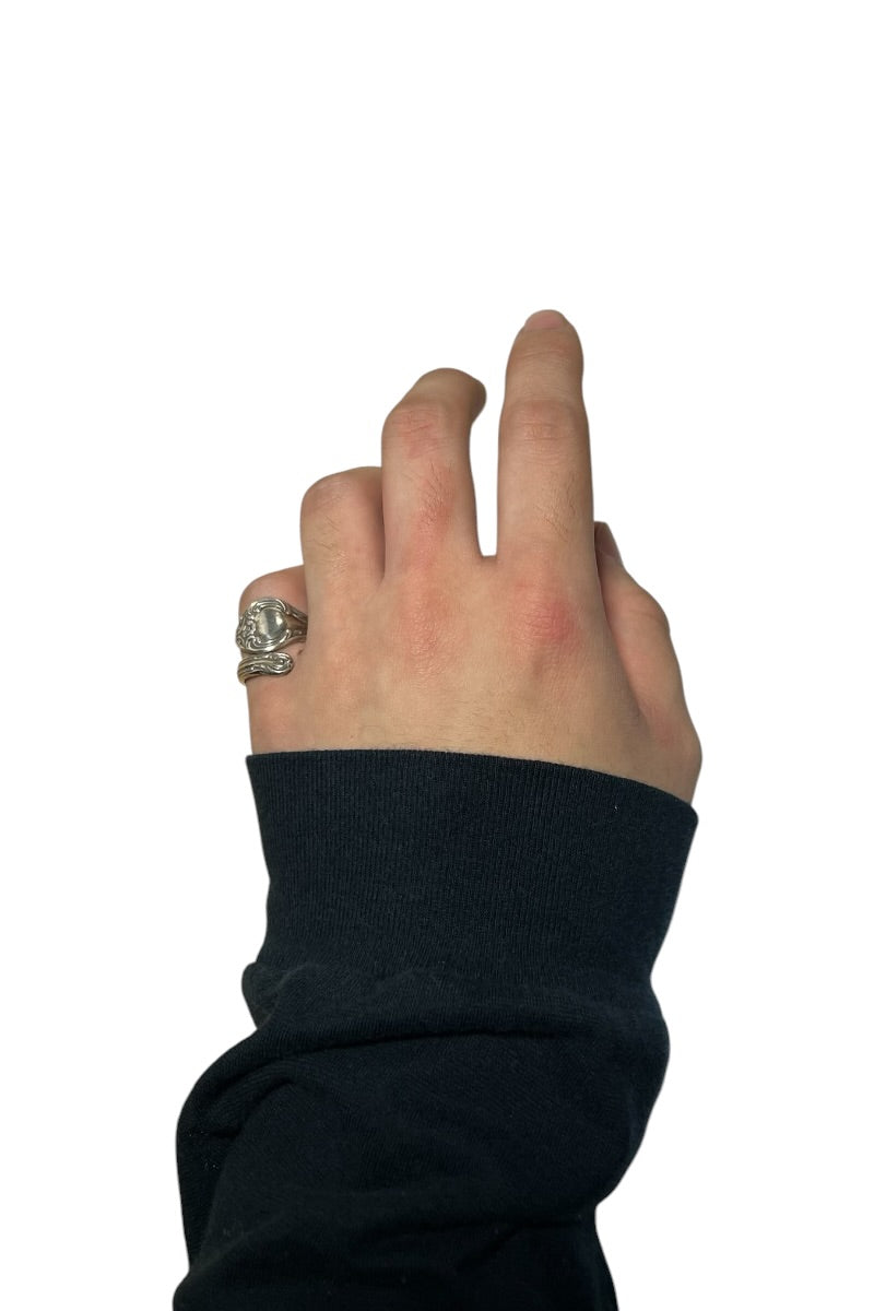STERLING SILVER SPOON RING / SILVER [SIZE: 13号相当 USED]