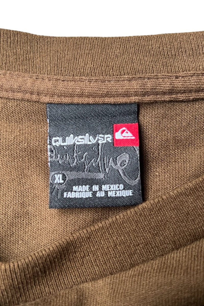 Y2K EARLY 00'S L/S SURF T-SHIRT / BROWN [SIZE: XL USED]