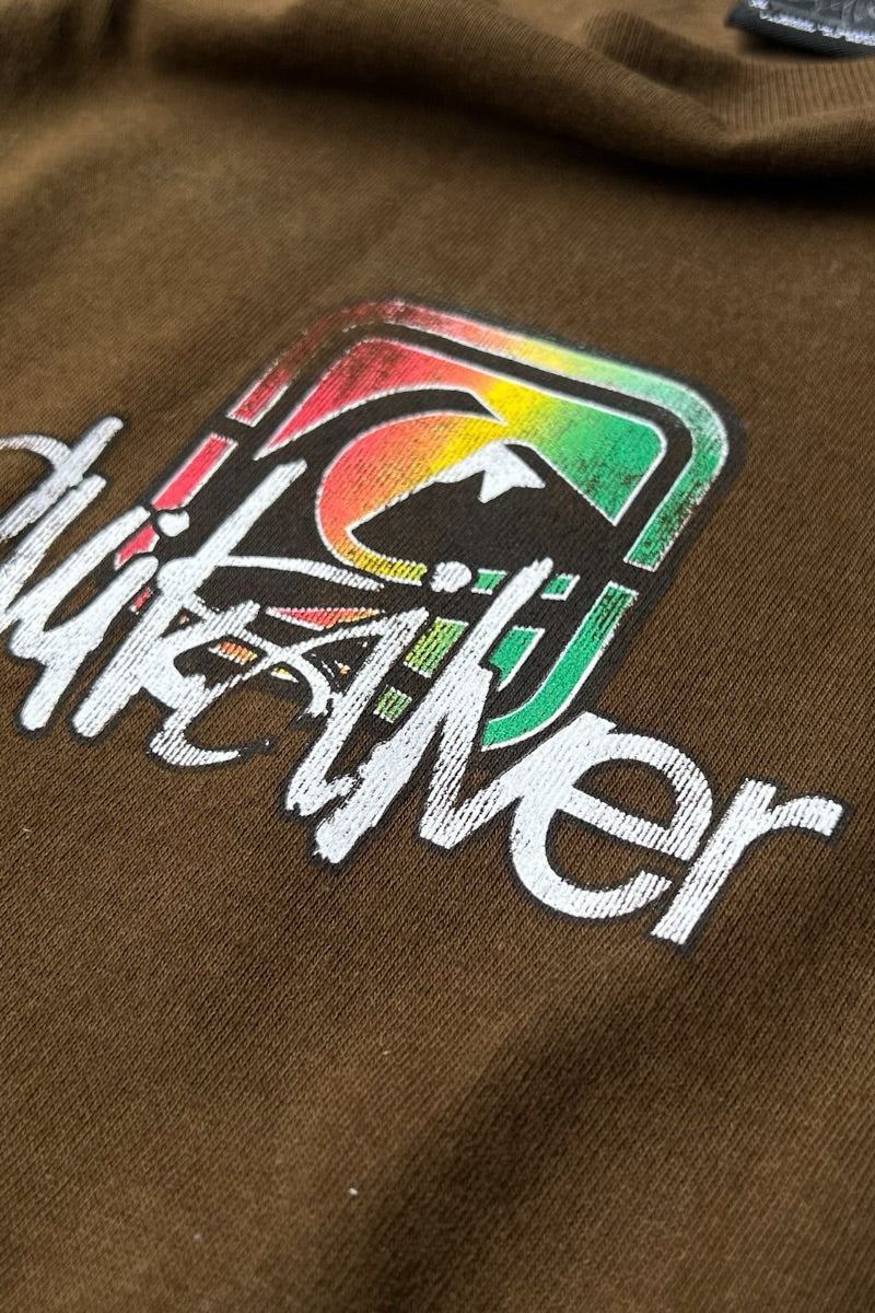 Y2K EARLY 00'S L/S SURF T-SHIRT / BROWN [SIZE: XL USED]