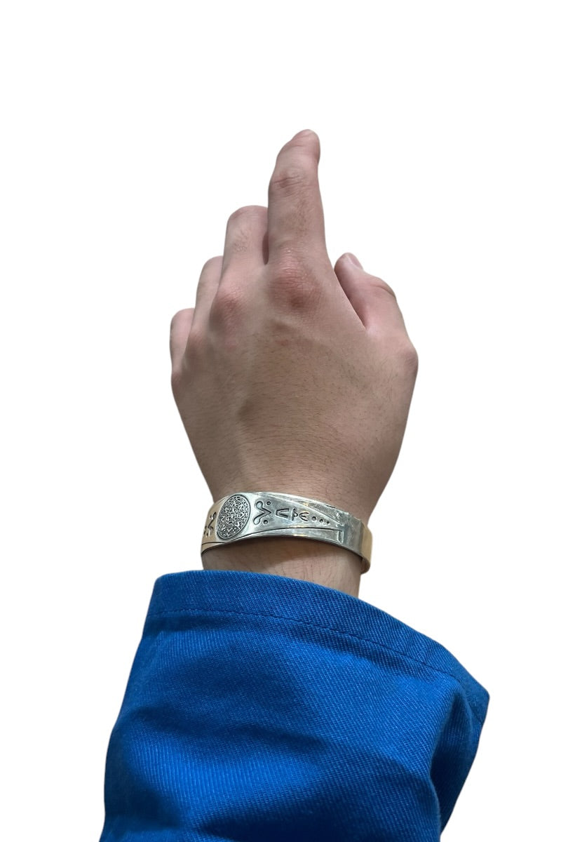 MADE IN MEXICO 925 SILVER BANGLE / SILVER [SIZE: ONE SIZE USED]