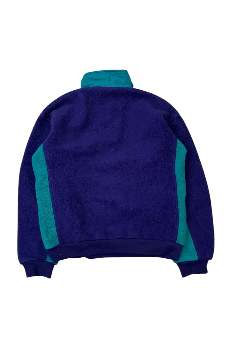 MADE IN USA 90'S HALF-ZIP SNAP-T FLEECE JACKET / PURPLE [SIZE: S USED]