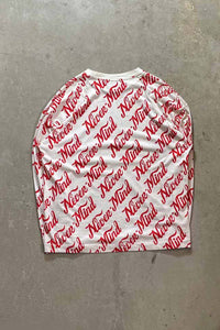 22'S NEVER MIND L/S T-SHIRT / WHITE [SIZE: S USED]