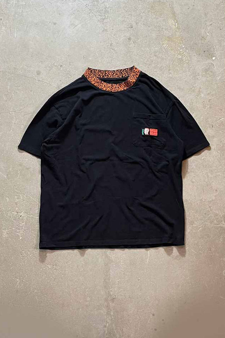 LOGO POCKET T-SHIRT / BLACK [SIZE: L USED]