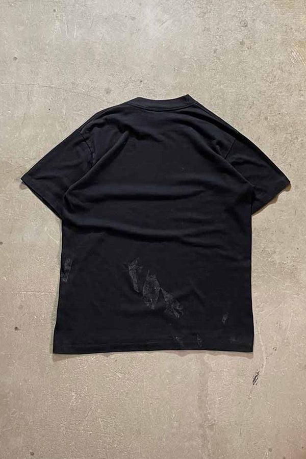 MADE IN USA 90'S BALD EAGLE T-SHIRT / BLACK [SIZE: M USED]