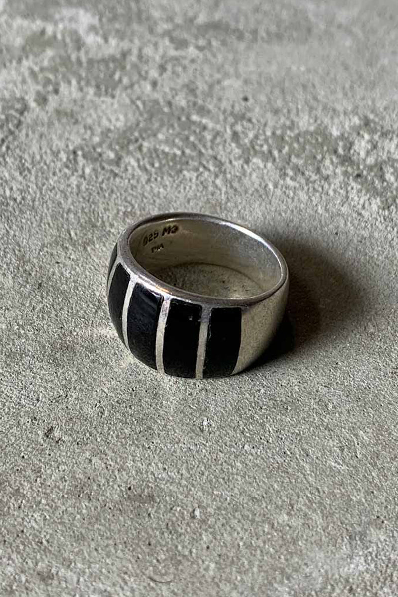 VINTAGE SILVER JEWELRY | 925 SILVER RING W/ONYX – STOCK ORIGINALS