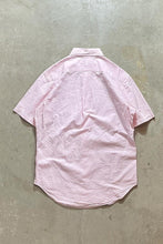 画像をギャラリービューアに読み込む, 90&#39;S S/S SEERSUCKER STRIPE SHIRT / PINK [SIZE: S USED]
