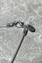 画像をギャラリービューアに読み込む, 925 SILVER SNAKE CHAIN NECKLACE / SILVER [SIZE: ONE SIZE USED]
