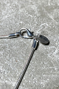 925 SILVER SNAKE CHAIN NECKLACE / SILVER [SIZE: ONE SIZE USED]