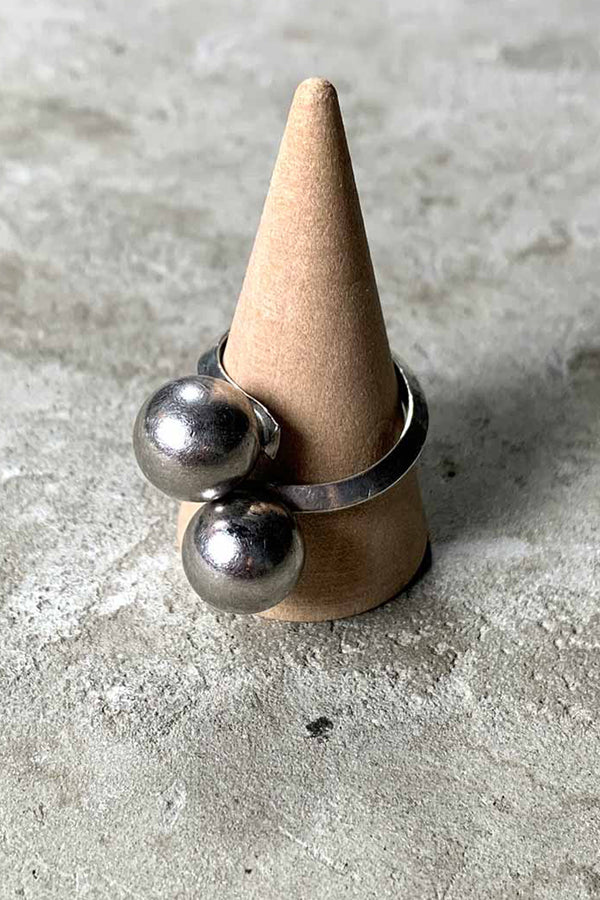 STERLING SILVER RING [SIZE: Approx. US 7 USED]