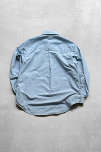 NYLON OVERSIZED SHIRT / LIGHT BLUE [SIZE: M USED ]