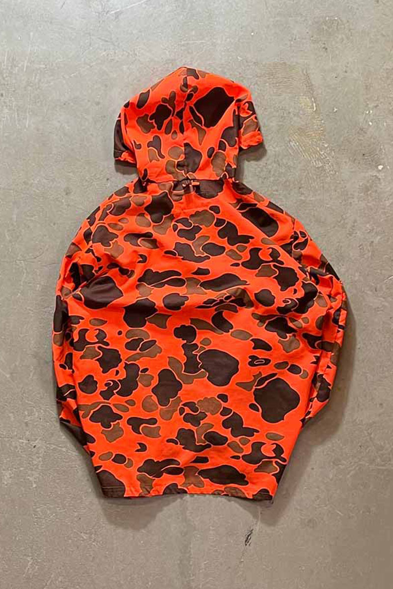 MADE IN USA 70'S ORANGE CAMO JACKET / CAMO [SIZE: M USED]