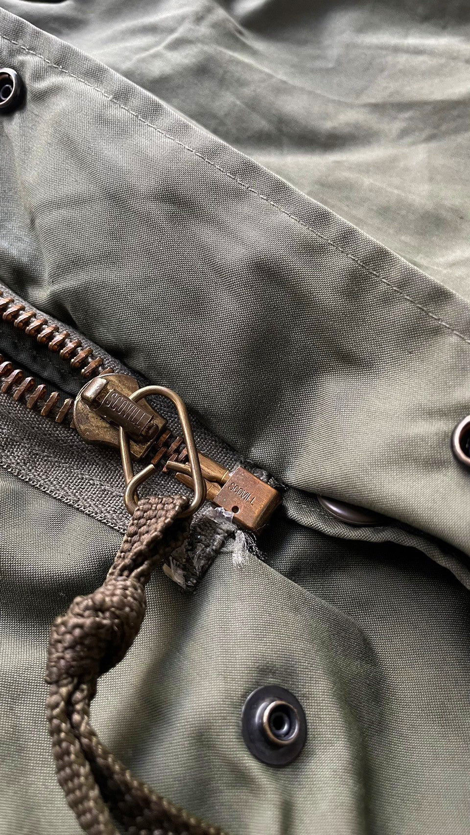 84'S M-65 FISHTAIL MODS COAT / KHAKI [SIZE: L USED]
