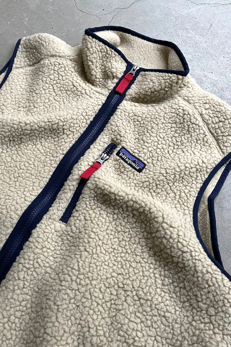 17AW RETRO PILE FLEECE VEST/ BEIGE [SIZE: L USED]
